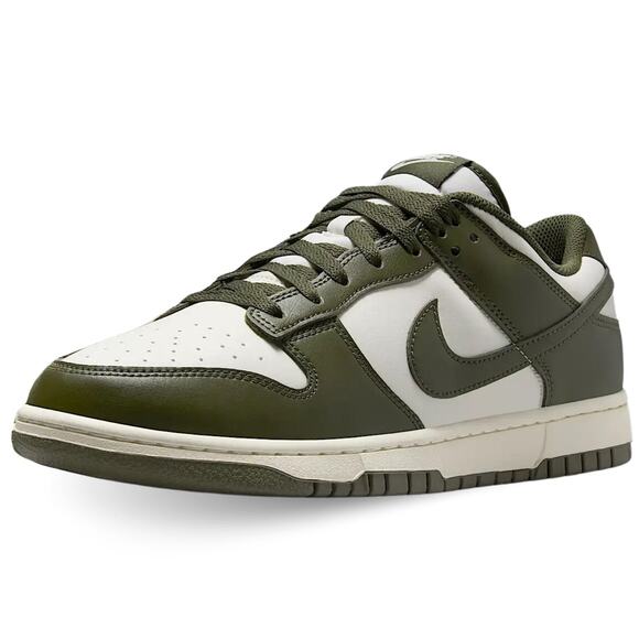 NWT Nike Dunk Low Retro in Pale Ivory + Cargo Khaki Women 9.5 - Picture 3 of 3